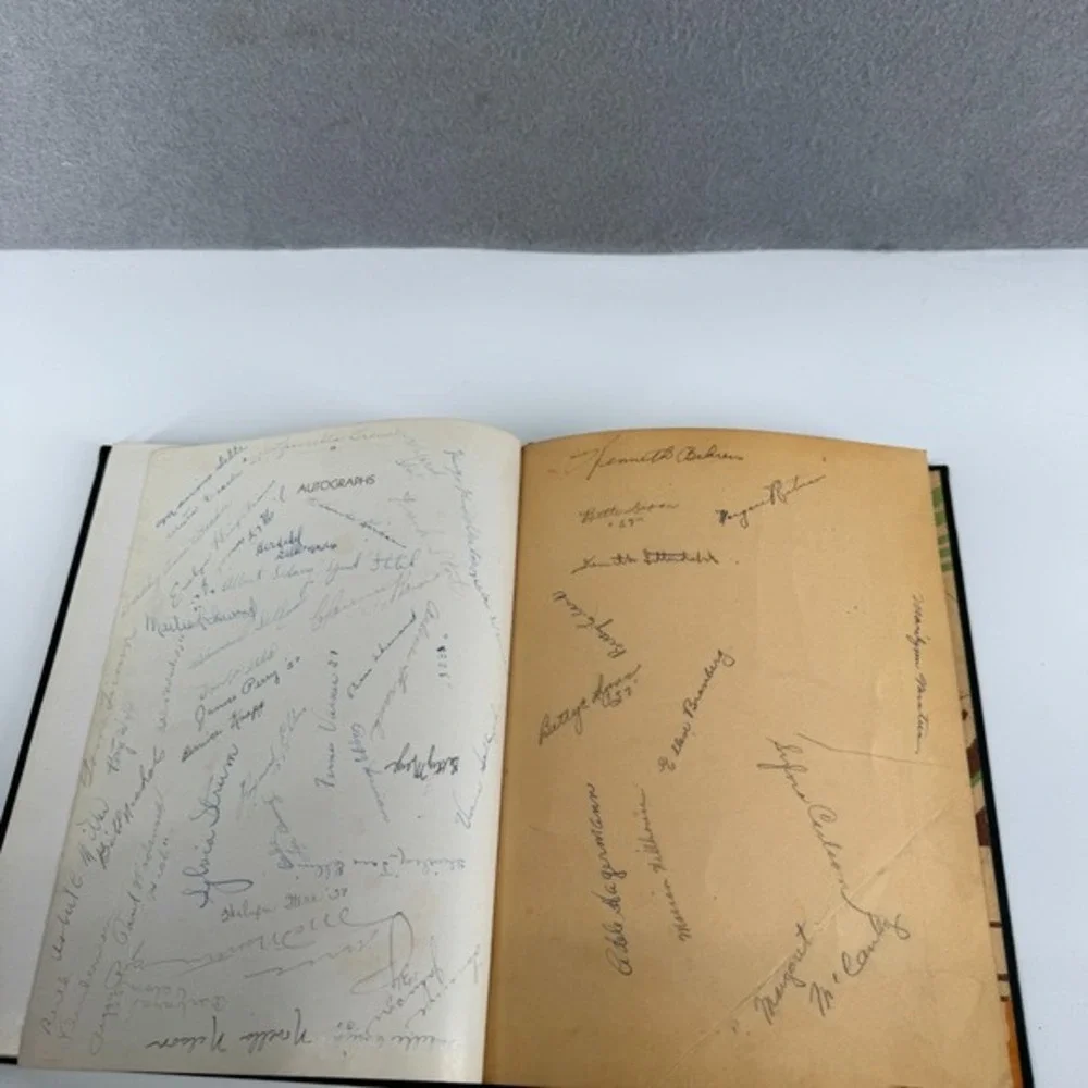 1935 Rock Island HIGH SCHOOL Rock Island IL‎ Illinois Yearbook Watchtower Signed
